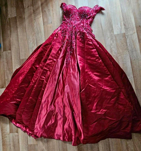 Abendkleid ballkleid rot - abendkleid,