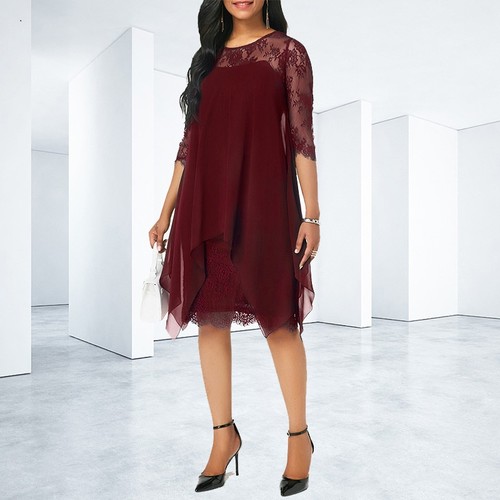 Frauen chiffon kleid - 3-in-1,