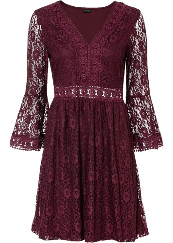 Spitzen kleid 36 38 - spitzen-kleid, gr.