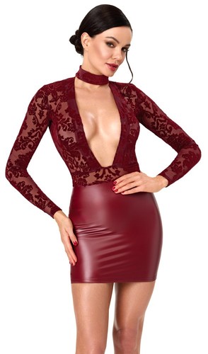 Noir handmade minikleid dark - noir,