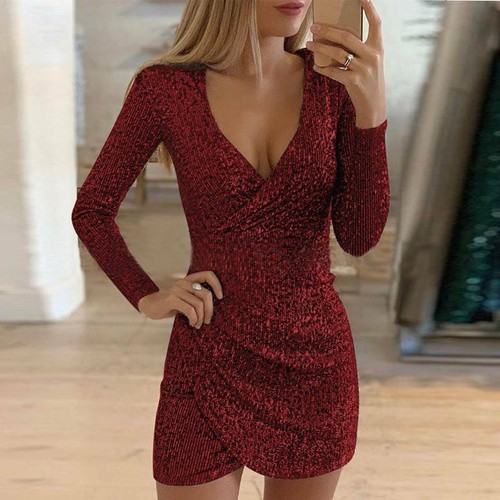 Damen sexy pailletten glitzer - sexy,
