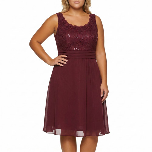 Sheego kleid cocktailkleid - kleid,