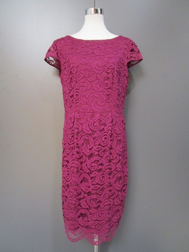 Esprit spitzenkleid weinrot - esprit,