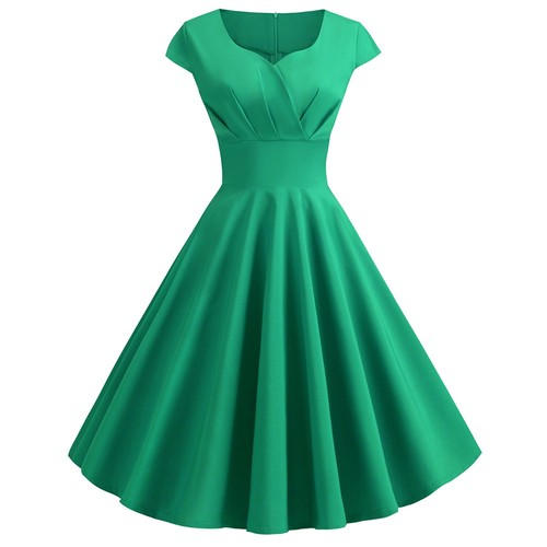Weinrot retro party kleid - party,